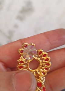 Red Stone Earrings