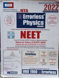 Errorless Physics NEET Vol. 1 - 2022 Edition
