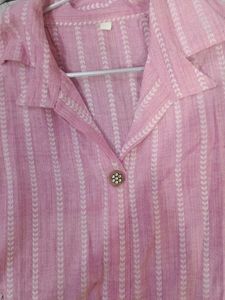 Pink Striped Dress