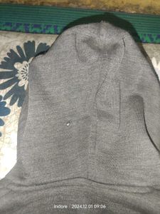 Dark Grey Jacket With Cap