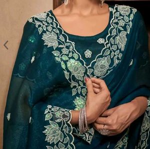 Beautiful Chiffon Partywear Saree