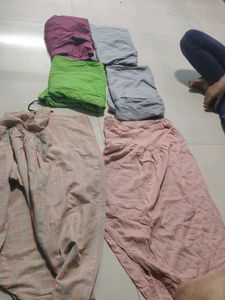 Ethnic Palazzos & Dupattas Set 6 cotton shalwar