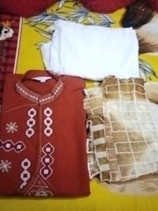 Elegant Embroidered Kurta Set