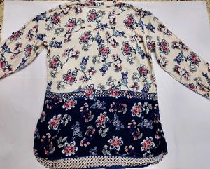 Asthetic Flora Design Top..💕🌟