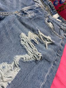 Ripped Jeans Blue H&amp;M