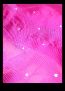 Pink Georgette Saree