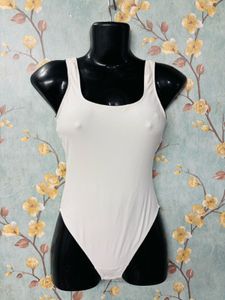 White Fitted Bodysuit