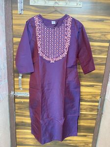 Beautiful Embroidery Kurti 💜