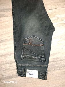 Stylish Gray Denim Jeans