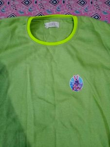 Green Graphic Print Sweatshirt