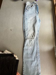 Ripped Light Wash Jeans