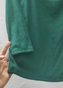 Green Knit Top