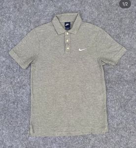 Nike Gray Polo Shirt - Large