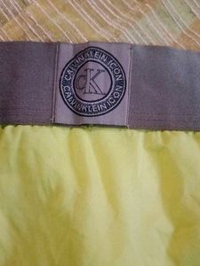 Orginal Calvin Klein Yellow Trunk -