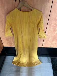 Taavi Yellow Striped Dress
