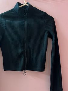 Xs size- Black Cropped Jacket