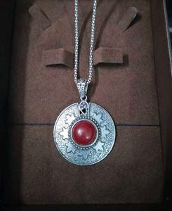 German Silver/Oxidised Jewellery Pendent Necklace