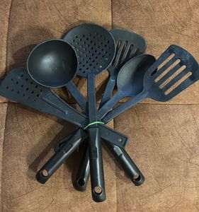 Plastic Non Stick Spatula Set Of 6