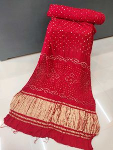 Gaji Silk Bandhani Saree 🥻 😍