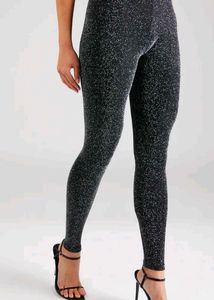 Sparkling Black Leggings