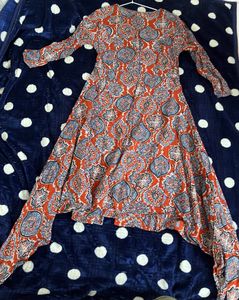 Women Brown Casual Kurta