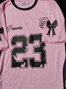 Pink Oversized Jersey Tee
