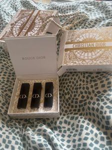 Dior Holiday Rouge Collection - Set Of 3 Lipsticks