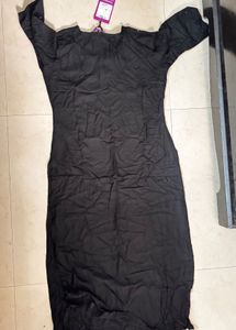 LIBAS Black Emblished Kurta