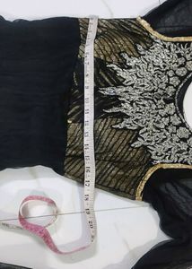 Bautiful Party Wear Black Frock