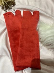 Velvety Red Socks❤️