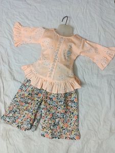 Plazo Set For Girls 2-4 Years