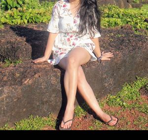 White Floral Playsuit