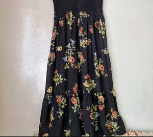 Floral Print Maxi Dress