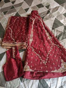 High Work Lehenga