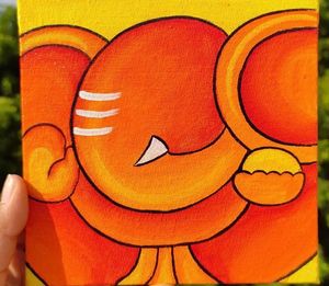Ganesha Canvas Painting