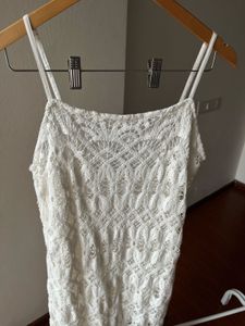 NEW LOOK Lace Maxi With Side Slit Detail