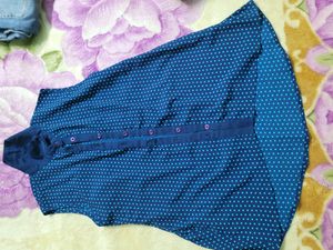 High Low Polka Dot Top