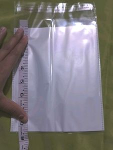 Self Adhesive White Background Pouches