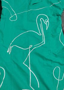 Duck embroidery Kurta Set Totally New