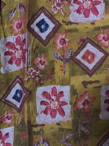Brown Floral Kurti