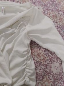 White Long Sleeve Top