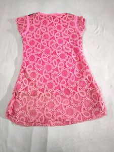 Women&#39;s Pink Net Top