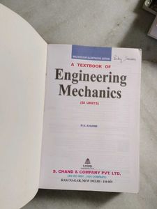 A Textbook of Engineering Mechanics