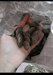 Old Indian Coins 30 Mix 1 And 2rs