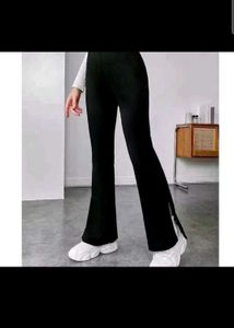 Black Bell Bottom Trousers