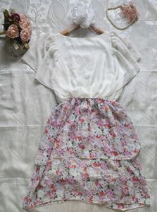 Zingrin Floral Layered Dress