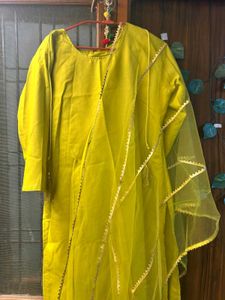 Lime Green Salwar Kameez