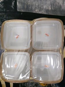 Air Tight Jars With Tray