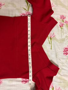 Red Crop Top From Athena