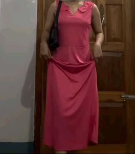 Barbie Pink Collared Dress